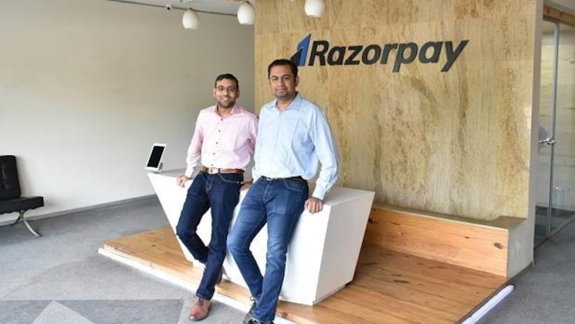 Razorpay co-founders Harshil Mathur (left) and Shashank Kumar